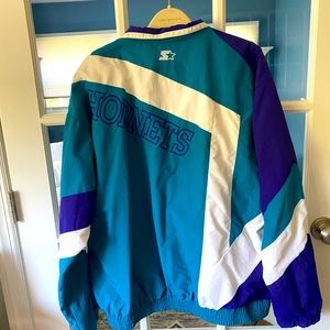 Charlotte hornets starter windbreaker jacket